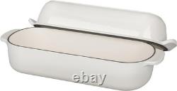 Enameled Cast Iron Loaf Pan with Lid, Dutch Oven Bread pan for Homemade Sourd