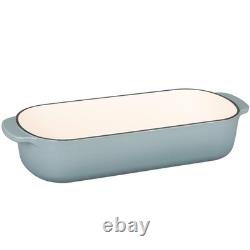 Enameled Cast Iron Loaf Pan with Lid, Dutch Oven Bread pan for Homemade Sourd