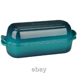 Enameled Cast Iron Loaf Pan with Lid, Dutch Oven Bread pan for Homemade Sourd
