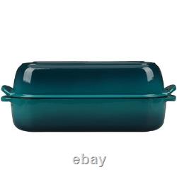Enameled Cast Iron Loaf Pan with Lid, Dutch Oven Bread pan for Homemade Sourd
