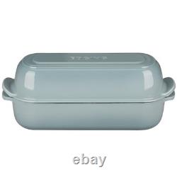 Enameled Cast Iron Loaf Pan with Lid, Dutch Oven Bread pan for Homemade Sourd