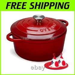 Enameled Dutch Oven with Superior Heat Distribution