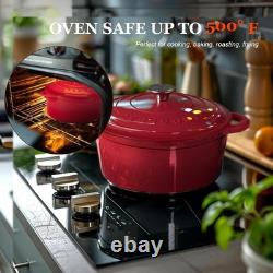 Enameled Dutch Oven with Superior Heat Distribution