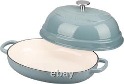 Enameled Oval Cast Iron Dutch Oven Pot with Lid, Bread Dutch Oven for Sourdough