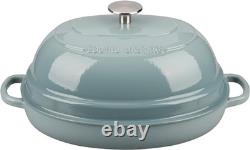 Enameled Oval Cast Iron Dutch Oven Pot with Lid, Bread Dutch Oven for Sourdough