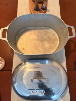 FARBERWARE 8 Qt Roaster CAST Aluminum Dutch Oven WITH Lid