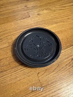 Fontignac Cast Iron Dutch Oven Blue Burst Enamel 23/8 Qt Made in France