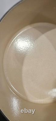 Fontignac Cast Iron Dutch Oven Blue Burst Enamel 5 Quart No. 26 Made in France