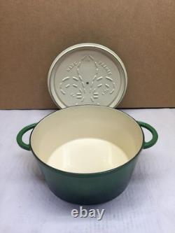 Fontignac Round Dutch Oven, 5-Quart, Green