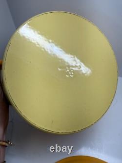 French Cast Iron Enamel Ombre Round Dutch Oven 5.5 Qt