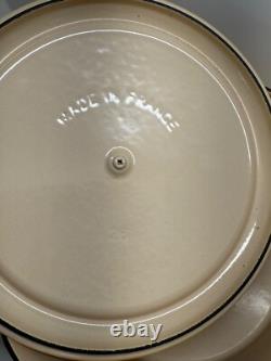French Cast Iron Enamel Ombre Round Dutch Oven 5.5 Qt