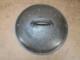 Griswold Embossed #9 Cast Iron Dutch Oven Lid Slant Logo Seasoned