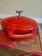 Genuine Lodge Usa Enamel Cast Iron Dutch Oven Us Made 3 Qt 2nd Quality