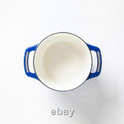 Genuine LODGE USA Enamel Cast Iron Dutch Oven US Made Smooth Sailing 3 Qt