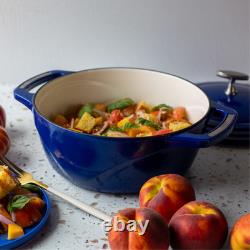 Genuine LODGE USA Enamel Cast Iron Dutch Oven US Made Smooth Sailing 3 Qt