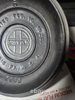 Griswold # 6 Cast Iron Tite-top Dutch Oven & Lid 2605 2606 Antique RARe