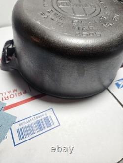 Griswold # 6 Cast Iron Tite-top Dutch Oven & Lid 2605 2606 Antique RARe