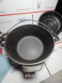 Griswold # 6 Cast Iron Tite-top Dutch Oven & Lid 2605 2606 Antique RARe