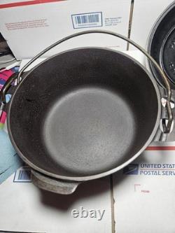 Griswold # 6 Cast Iron Tite-top Dutch Oven & Lid 2605 2606 Antique RARe