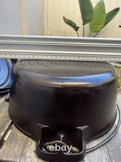 Griswold #8 Cast Iron Dutch Oven with Lid Tite-Top 833 & 1288B LBL Restored