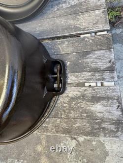 Griswold #8 Cast Iron Dutch Oven with Lid Tite-Top 833 & 1288B LBL Restored