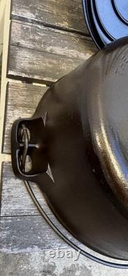 Griswold #8 Cast Iron Dutch Oven with Lid Tite-Top 833 & 1288B LBL Restored