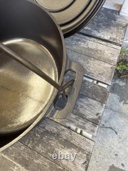 Griswold #8 Cast Iron Dutch Oven with Lid Tite-Top 833 & 1288B LBL Restored