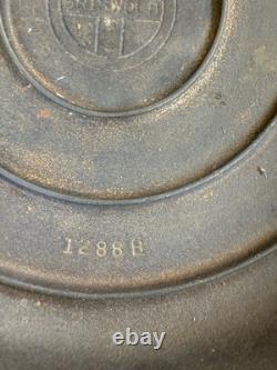Griswold #8 Cast Iron Erie Dutch Oven 1278C with Self Basting Lid TRIVET 1288B