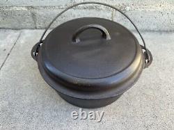 Griswold #8 Dutch Oven 1278D w Upgraded Easy Clean Self Basting Lid 1288 Erie PA