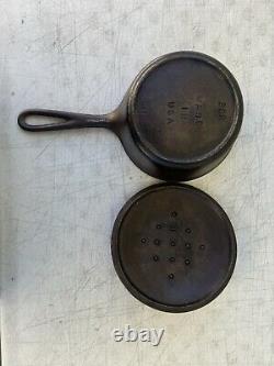 Griswold #8 Dutch Oven 1278D w Upgraded Easy Clean Self Basting Lid 1288 Erie PA