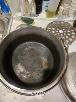 Griswold # 8 Dutch Oven 1278 Cast Iron with Self Basting Lid 1288 & Insert