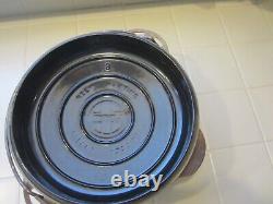 Griswold #8 Lg. Block Dutch Oven/ Lid and Trivet 1278 B & 1288 A 1950's New