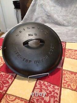 Griswold # 9 Tite Top Dutch Oven