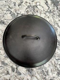 Griswold Cast Iron #11 Slant Erie Logo Dutch Oven Matching Oven And Lid