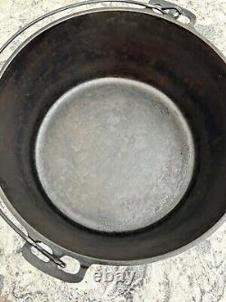 Griswold Cast Iron #11 Slant Erie Logo Dutch Oven Matching Oven And Lid