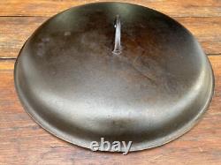 Griswold Cast Iron #13 Smooth Top Dutch Oven Lid