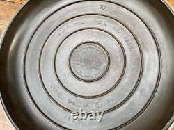 Griswold Cast Iron #13 Smooth Top Dutch Oven Lid