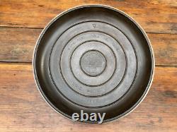 Griswold Cast Iron #13 Smooth Top Dutch Oven Lid
