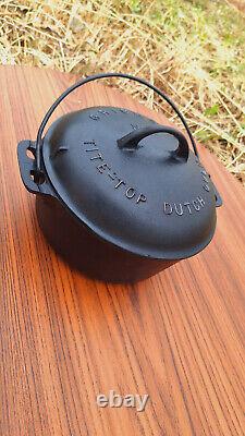 Griswold Cast Iron #7 Slant Logo Baster Dutch Oven Antique