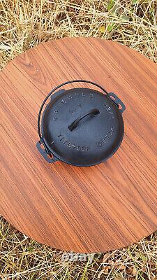 Griswold Cast Iron #7 Slant Logo Baster Dutch Oven Antique