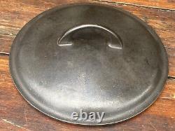 Griswold Cast Iron #7 Unmarked Series Dutch Oven Lid