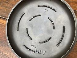 Griswold Cast Iron #7 Unmarked Series Dutch Oven Lid