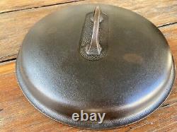 Griswold Cast Iron Hard To Find Dutch Oven Lid Variation #8