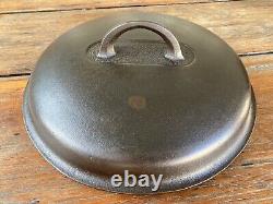 Griswold Cast Iron Hard To Find Dutch Oven Lid Variation #8