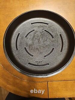 Griswold Iron Mountain #8 Dutch Oven No. 1036 With Matching Lid No. 1037