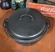 Griswold Iron Mountain Cast Iron #8 Dutch Oven With Lid