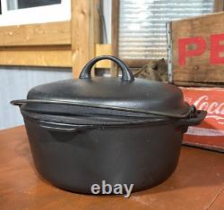 Griswold Iron Mountain Cast Iron #8 Dutch Oven with Lid