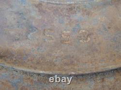 Griswold Large Logo Cast Iron #10 Dutch Oven Erie 835 with 2553 Lid + Trivet, 1920