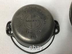 Griswold Miniature Childs Dutch Oven #0 With Lid 109