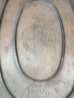 Griswold No. 7 Oval Roaster Dutch Oven Cast Iron 647 & 648A Lid with 276 Trivet